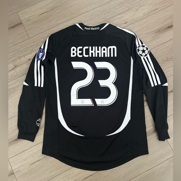 adidas Other - Real Madrid Beckham 2006/07 Soccer Jersey Black